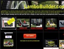 Tablet Screenshot of lambobuilder.com